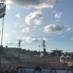 Concert sur scène au festival Osheaga à Montréal